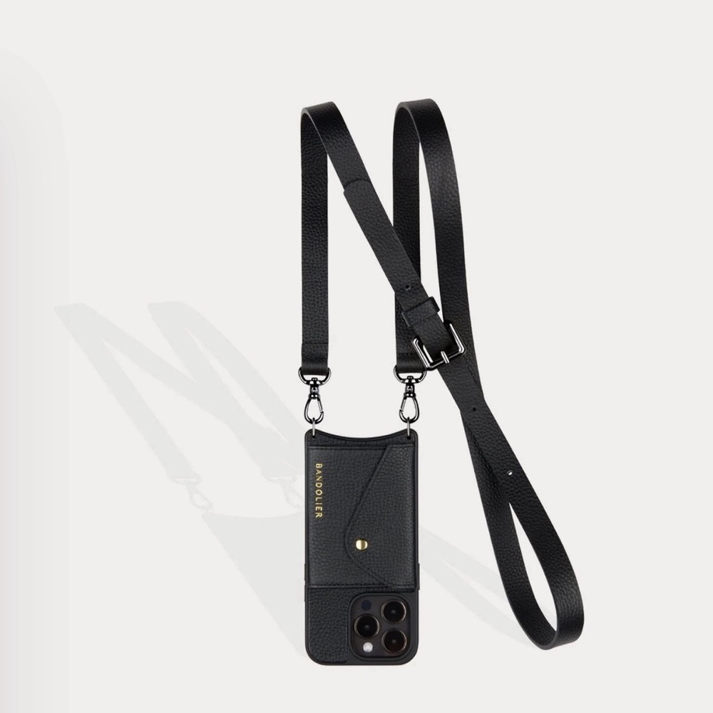 Brand new Bandolier Hailey- black/pewter - for IPhone 12/12  Pro